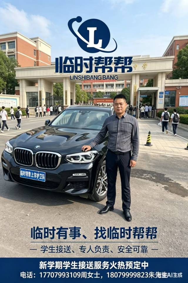 急招接送学生司机 自带新能源车